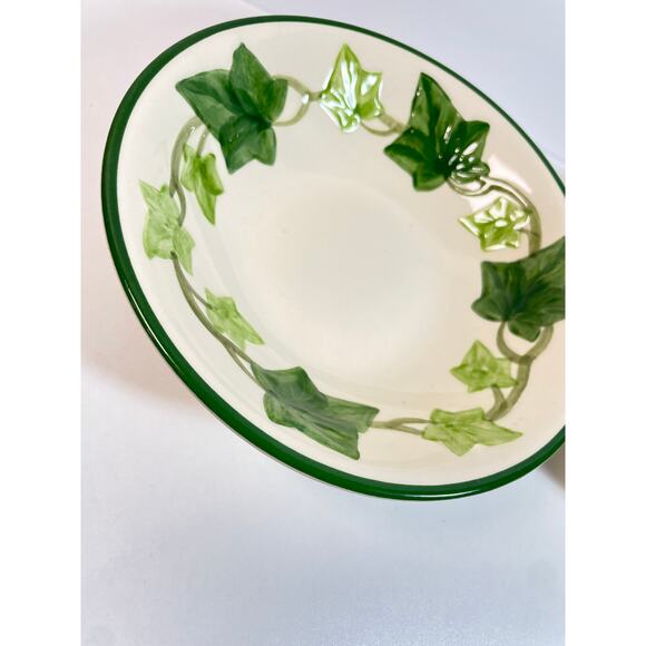 Franciscan Ivy Lot Of 2 Oatmeal Bowls 6” Made In California EUC - Picture 7 of 8